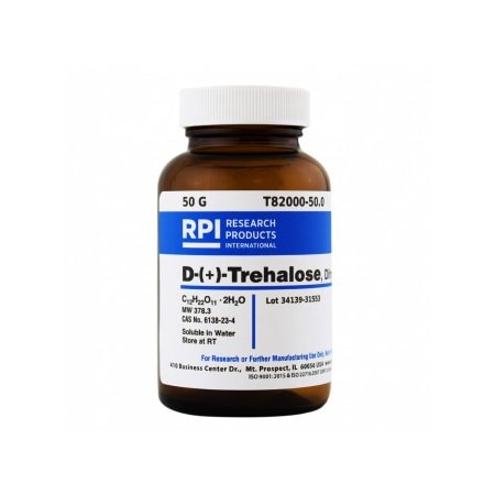 Rpi D-(+)-Trehalose Dihydrate, 50 G T82000-50.0